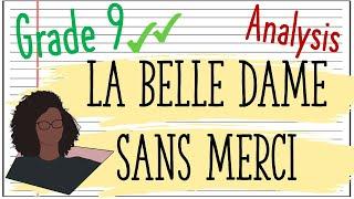 La Belle Dame Sans Merci by John Keats - Detailed Top Grade Analysis