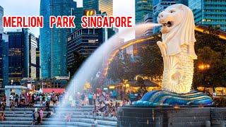  Merlion Park || Singapore || Walk Around Merlion Park  || Singapore walk Tour || Tuoi Singapore