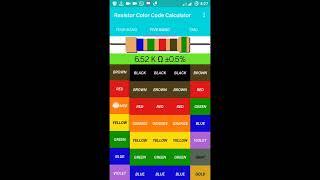 Resistor Color Code & SMD Resistor Code Calculator