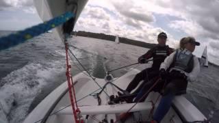 Coppet Week 2015 - Thursdays race and throwing sweets to DJ