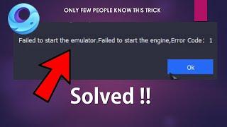 Failed To Start The Emulator. Failed To Start The Engine Issue On GameLoop Solved