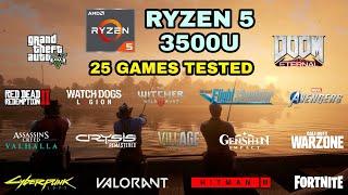 Ryzen 5 3500U Vega 8 Test in 25 Games in 2021 | HP 14S-DK0093AU