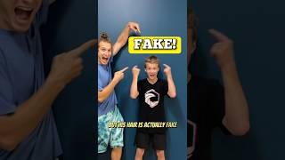 HIS HAIR IS FAKE?!? 