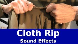 Cloth Rip Sound Effects,  Paper Tear, Cloth Rip, Cardboard Rip