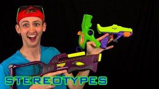 NERF STEREOTYPES | THE VINTAGE/90'S NERFER!