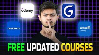 coursera free courses | Udemy Free course | linkdin free courses | Tejas Vispute