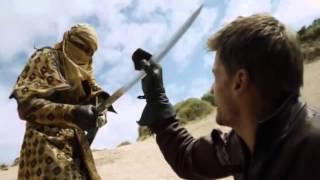 Game of Thrones 5x04 - Bronn and Jaime fight scene