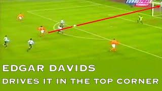 Edgar Davids drives it in top corner