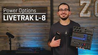 Zoom LiveTrak L-8: Power Options