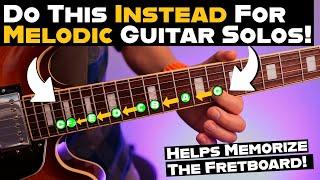 The Key To IMPROVISE Melodic Guitar Solos... Use Major Scales This Way & Stop Playing In Boxes!