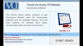 How To Attempt Paper In Vu? | Exam Software Demo | Ze+Ba Group