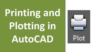 How to print drawing in AutoCAD