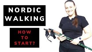 Nordic walking - how to start walking with poles?