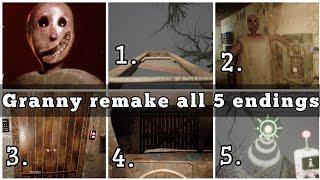 Granny Remake all 5 endings