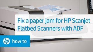 Fixing Paper Jams on HP Scanjet Flatbed Scanners with an ADF | HP Scanjet | HP