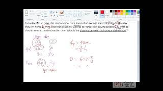 P6 Speed direct and indirect proportion