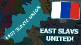 If All East Slavs United in 1444 - Eu4 Timelapse