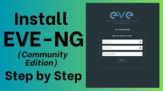 How I installed EVE-NG (Community Edition) I STEP BY STEP