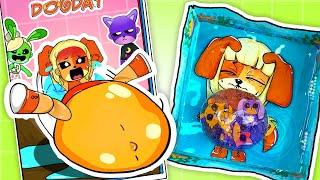 Rescue Dogday Pregnant in bathtub Avatar World sticker book  (+ Smiling Critters) Poppy Playtime