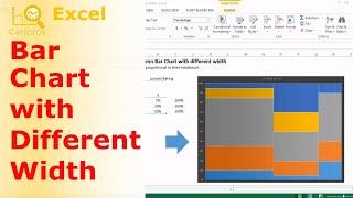 Excel for HR: Create Performance Rating Distribution Bar Chart with Different Width