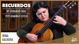 Irina Kulikova performs Eduardo Díaz's "Recuerdos" on a 1929 Domingo Esteso guitar