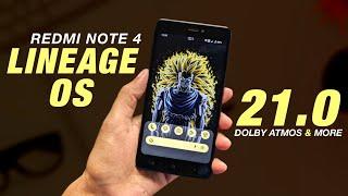 Lineage OS 21.0 For Redmi Note 4 | Android 14 | Added Dolby Atmos & Security Update
