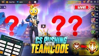 CSR  PUSH WITH TEAMCODE  | cs rank push live | GAMING WITH IDEA 