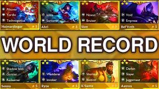 WORLD RECORD GAME ⭐⭐⭐⭐⭐⭐⭐ | TFT Set 9