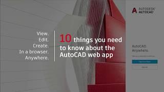 Seamless workflows using the AutoCAD web app