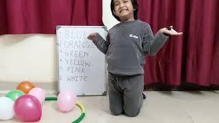 Aadhya Explaining color name #colorname