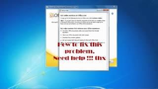 Microsoft office 2010 encountered an error during setup