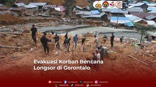 Evakuasi Korban Bencana Longsor di Gorontalo