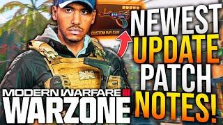 WARZONE: Full NEW UPDATE PATCH NOTES! New EVENT Update, Gameplay Changes, & More! (MW3 Update)