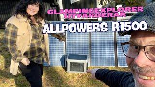 ALLPOWERS R1500 - Home Backup Power Station - GlampingExplorer utvärderar