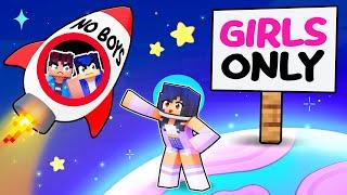 Girls ONLY PLANET In Minecraft!