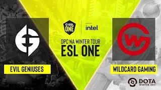 Dota2 - Evil Geniuses vs. Wildcard Gaming - Game 1 - DPC NA Winter Tour - ESL One