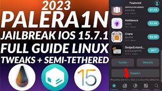 How to Jailbreak iOS 15.7.1 with Palera1n Jailbreak iOS 15 With Tweaks | Full Linux Guide | 2023