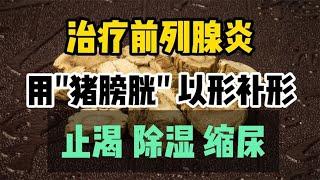 治疗前列腺炎，用“猪膀胱”，以形补形，止渴、除湿、缩尿