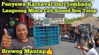 Kedatangan Penyewa Karnaval Dari Jombang,, Persiapan Cek Sound 3 Set Paket Horeg