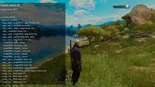 [Witcher 3] In-game SoundEvents UI Mod