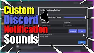 How to get CUSTOM DISCORD Notification Sounds (2023)
