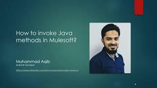 How to invoke Java method in Mulesoft | Java module with Mule 4