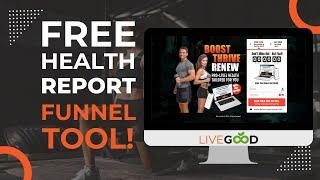 Unlock Your Free Health Report Funnel - LiveGood Lead Capture Page for Success!