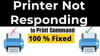 How to Fix error Printing Not Accepting Print Command Printer not Responding after printing command