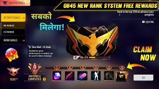 New Rank System Reward Ob45 Update | 7th anniversary event | Free Fire New Event | Ff New Event |