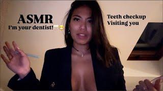 ASMR ROLEPLAY | Your dentist gives you a relaxing treatment 