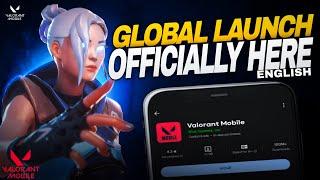 Finally! Global Launch is here  | Valorant Mobile English | #valorantmobile