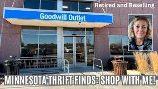 Goodwill Thrifting Haul: Minnesota Outlet Store eBay Reseller Vintage Home Decor Bins Shopping