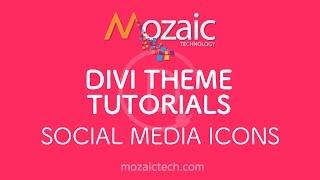 How to enable social media icons in the Divi Theme Options