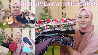 MINI GIVEAWAY SEPTEMBER || Husna Karolina Agustina